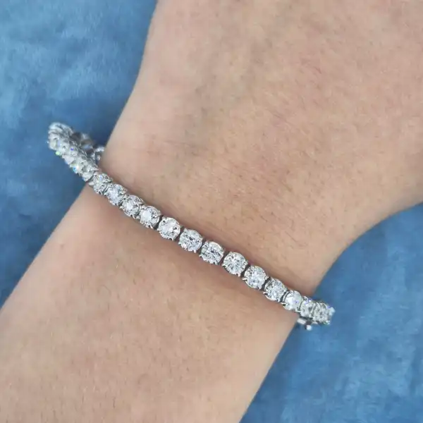 Diamond Tennis Bracelet - 10ct Diamond Content-10ct-diamond-tennis-bracelet.webp