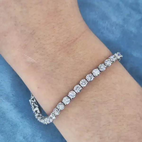 Diamond Tennis Bracelet - 10ct Diamond Content-10ct-diamond-tennis-bracelet.webp