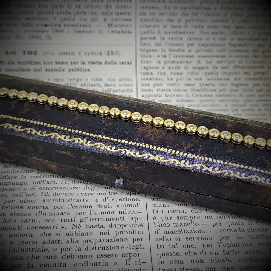 Antique Diamond Bracelets and Bangles         
