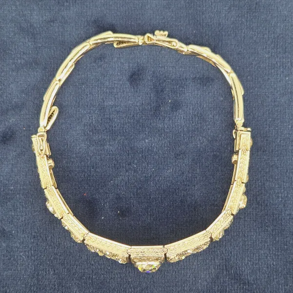 6.25ct+ Diamond Art Deco Cocktail Bracelet- from above 