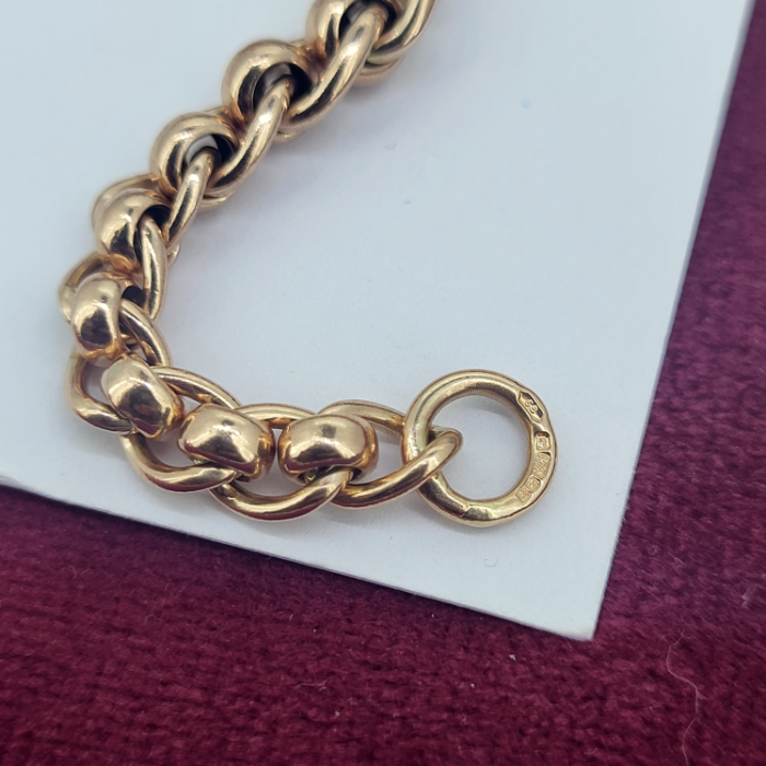 9ct Rose Gold Roller Ball Bracelet-9ct-Rose-Gold-Roller-Ball-Bracelet.webp