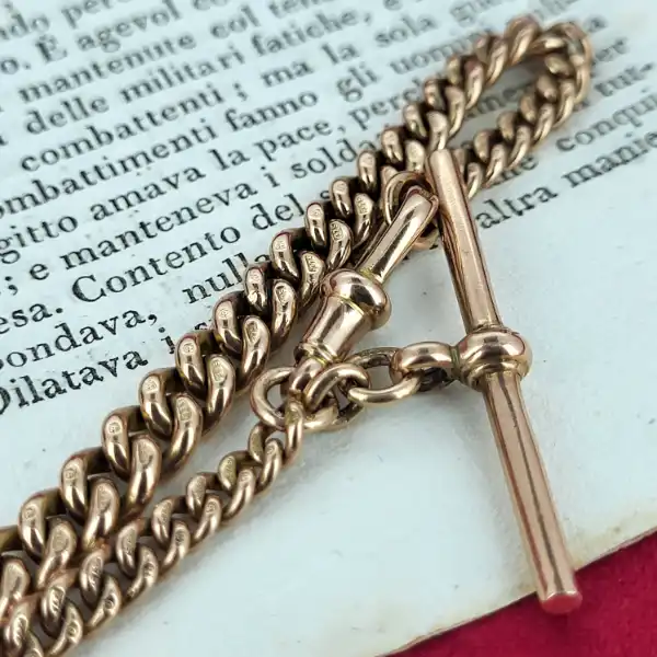 9ct Victorian Double Albert Bracelet | Vintage Bracelets | Jenny Jones  Jewellery