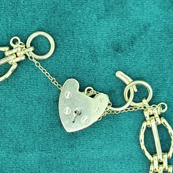 Fancy Gate Link Charm Bracelet in 9ct Gold-9ct-gate-link-charm-bracelet.webp