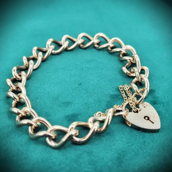  Thumbnail of 9ct Rose Gold Solid Charm Bracelet