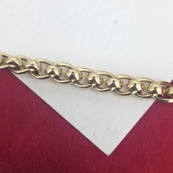 9ct Yellow Gold Rollerball Bracelet-9ct-yellow-gold-rollerball-blet-with-double-lobsters.webp