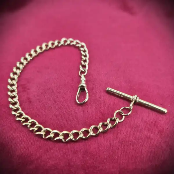  Thumbnail of 9ct Yellow Gold T-Bar Bracelet