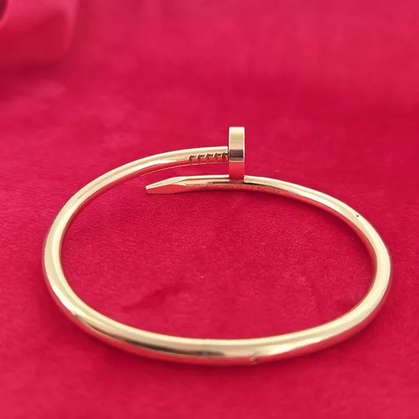 Cartier Nail Juste un Clou Bangle - Classic Model 17cm- Magnified 
