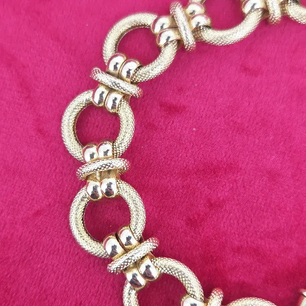 Fancy 9ct Yellow Gold Bracelet-fancy-circle-link-bracelet-in-9ct-yellow-gold.webp