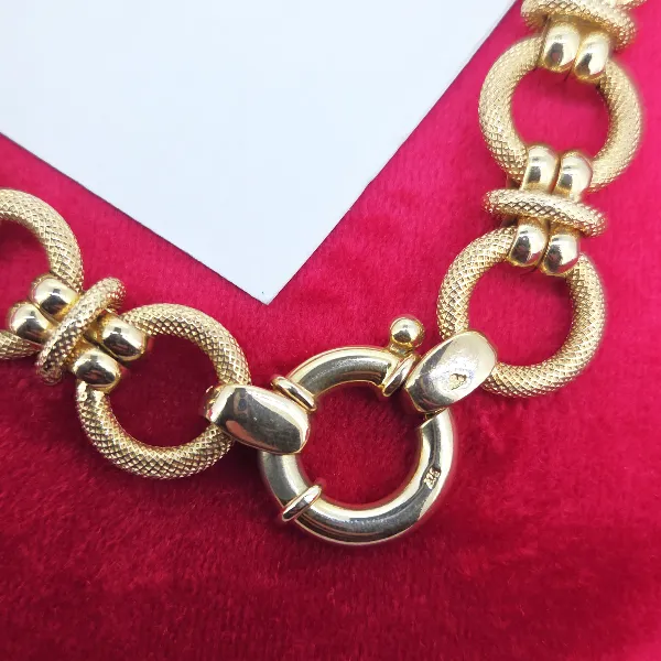 Fancy 9ct Yellow Gold Bracelet-fancy-circle-link-bracelet-in-9ct-yellow-gold.webp