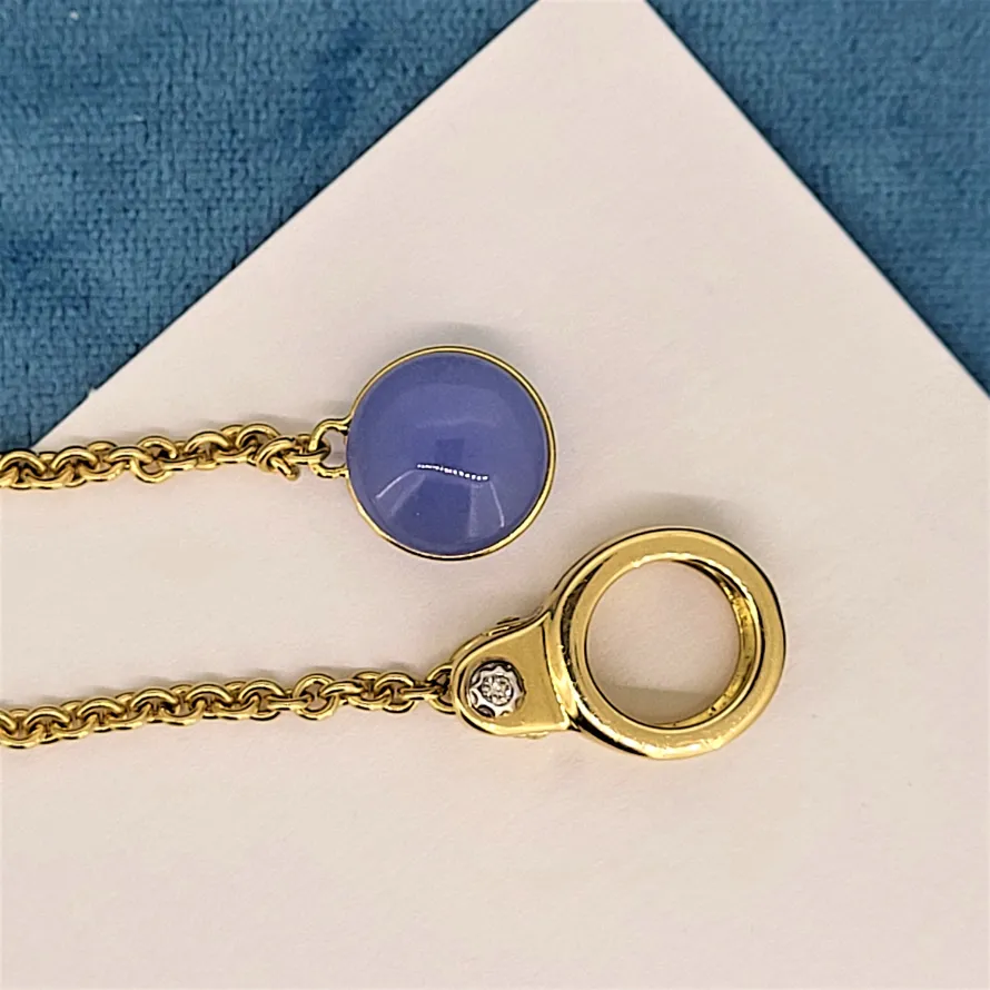 18ct Gold Bracelet with Diamond Clasp - Blue-gold-bracelet-with-diamond-clasp-dublin.webp