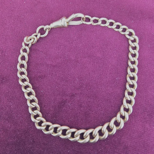 Graduated Antique 9ct Rose Gold Albert Bracelet-graduated-albert-bracelet-in-rose-gold.webp