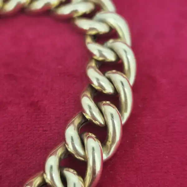 Chunky 9ct Yellow Gold Charm Bracelet-yellow-gold-chunk-charm-bracelet-9ct.webp