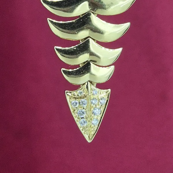 18ct Gold and Diamond Fancy Drop Earrings-18ct-drop-leaf-style-earrings-with-diamonds.webp