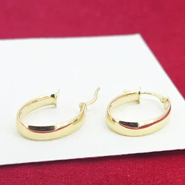 9ct Oval Hoop Earrings - 23mm-9ct-gold-oval-hoop-earrings-23mm.webp