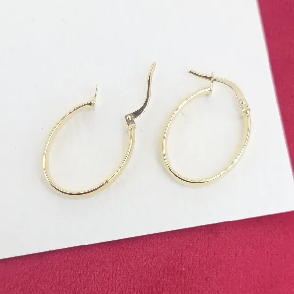 9ct Oval Hoop Earrings - 23mm-9ct-gold-oval-hoop-earrings-23mm.webp