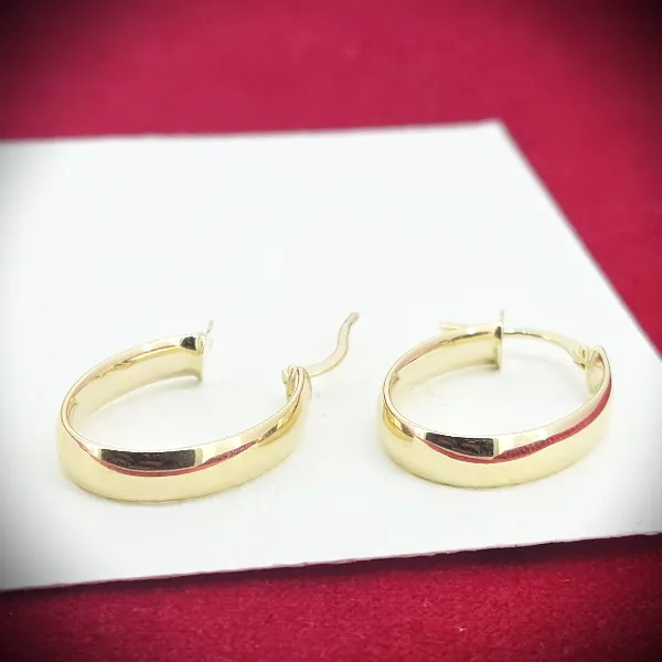 9ct Oval Hoop Earrings - 23mm-9ct-gold-oval-hoop-earrings-23mm.webp