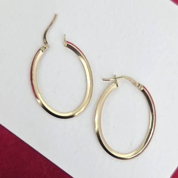 9ct Oval Hoop Earrings - 30mm-9ct-gold-oval-hoops-30mm.webp