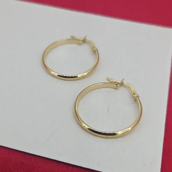 9ct Yellow Gold Round Hoop Earrings - 22mm-9ct-gold-round-hoops-22mm.webp