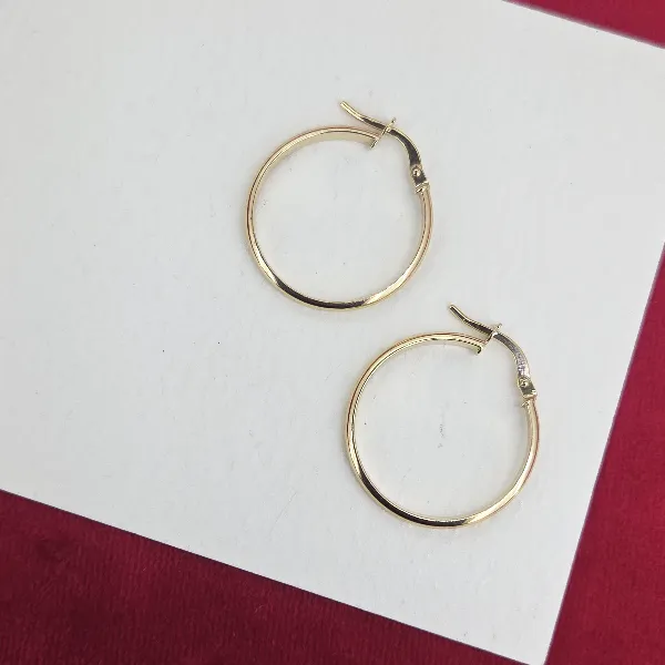 9ct Yellow Gold Round Hoop Earrings - 22mm-9ct-gold-round-hoops-22mm.webp