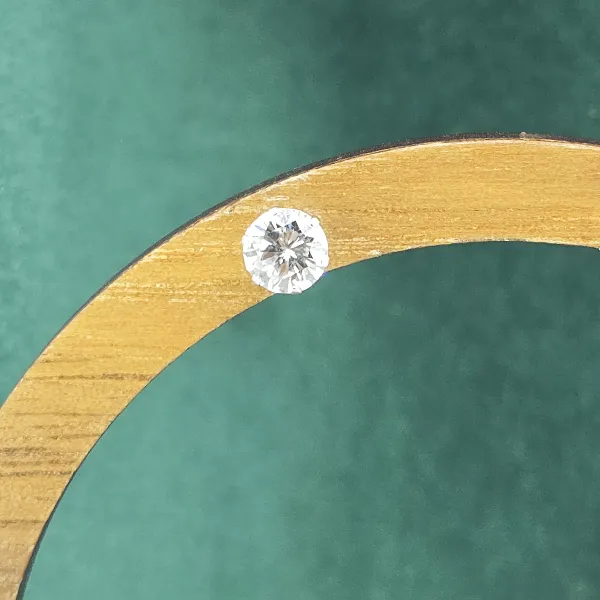 0.92ct Diamond Studs Set in Platinum- Reverse Angle 