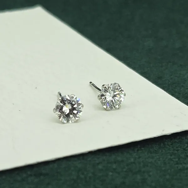 0.76ct Diamond Studs Set in Platinum-platinum-diamond-stud-earrings-0.76cts-with-butterflies.webp