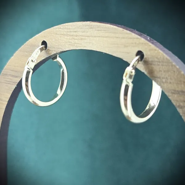  Thumbnail of  9ct Yellow Gold 13mm Hoop Earrings