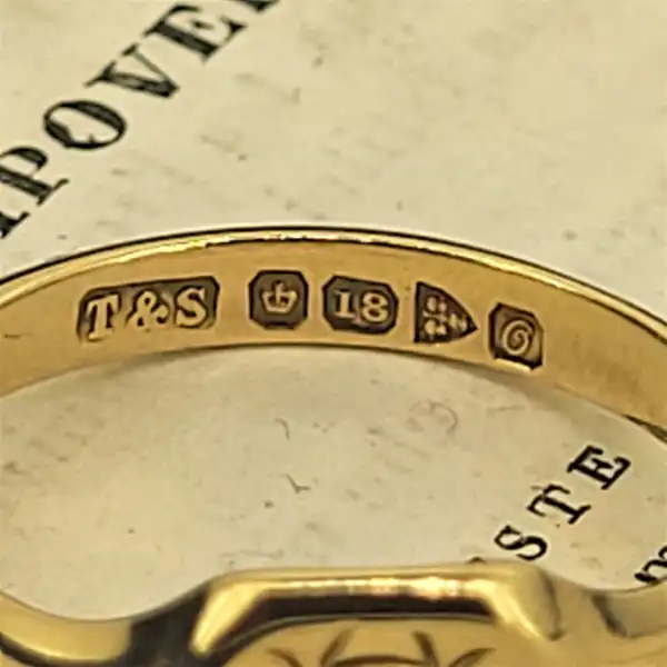 Date 1914! Gents 18ct Gold Signet Ring-18ct-gold-cushion-signet-ring-engraved.webp