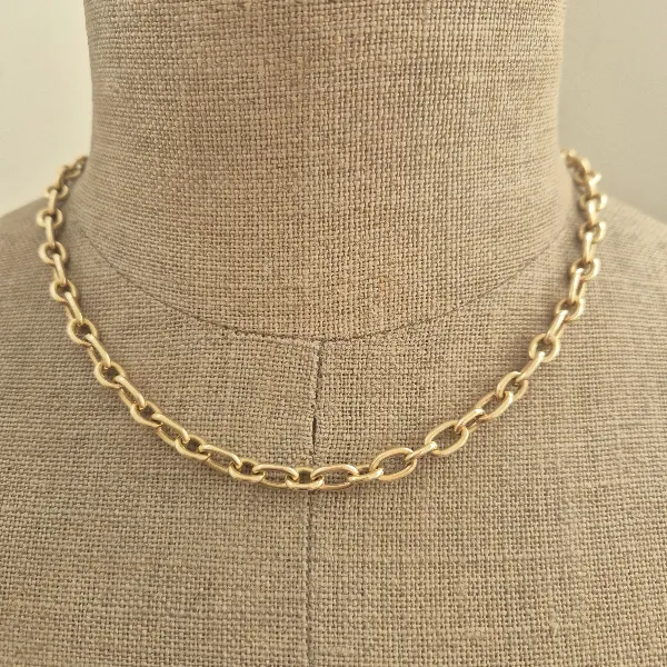 Rare 15ct Gold Loose Belcher Albert Style Necklace-15ct-yellow-gold-stamped-albert-with-tbar.webp