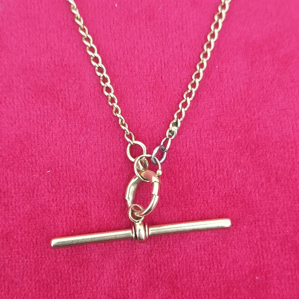 Antique 18ct Yellow Gold & Platinum Watch ChainSRB-18ct-and-plat-watch-chain.webp