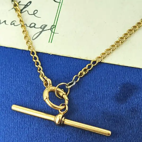 Antique 18ct Yellow Gold & Platinum Watch ChainSRB-18ct-and-plat-watch-chain.webp