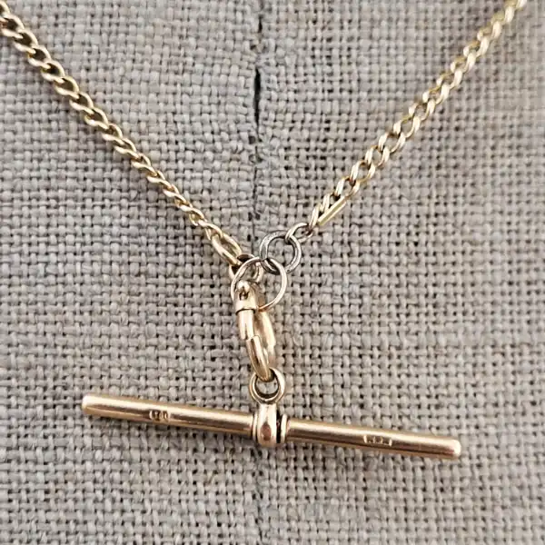 Antique 18ct Yellow Gold & Platinum Watch ChainSRB-18ct-and-plat-watch-chain.webp