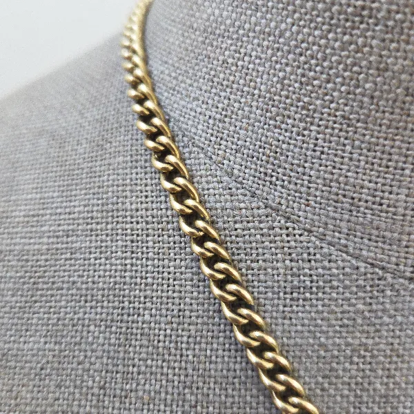 18ct Antique Albert Chain in Yellow Gold-Small 