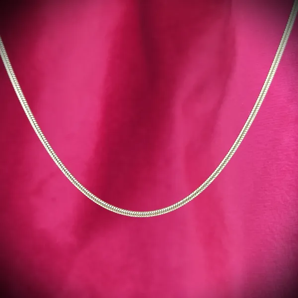 Necklaces Ireland  - 18ct Yellow Gold Herringbone Chain - 16 Inches