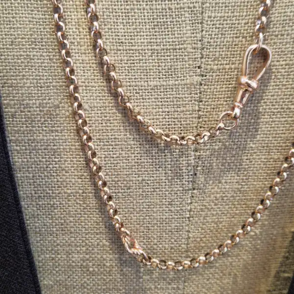 60" 9ct Rose Gold Longuard with Removable Tassel-60-inch-longaurd-chain-with-tassel-pendant.webp