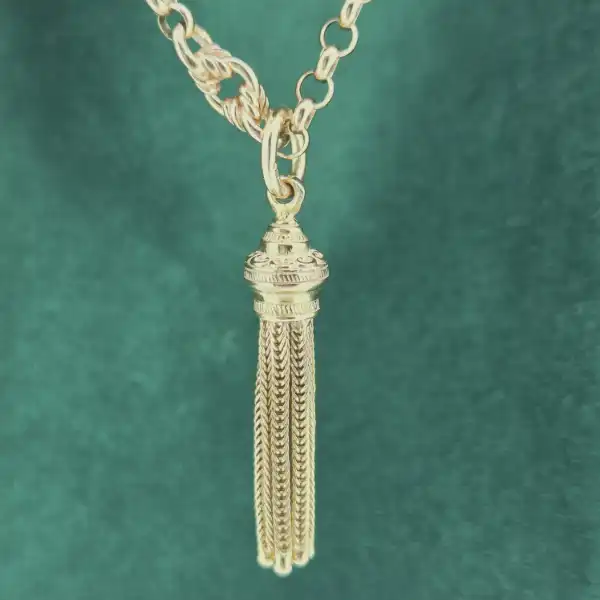 60" 9ct Rose Gold Longuard with Removable Tassel-60-inch-longaurd-chain-with-tassel-pendant.webp