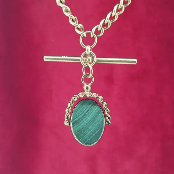 9ct Gold T-Bar Necklace with Cameo Fob-9ct-gold-albert-chain-with-cameo-fob.webp