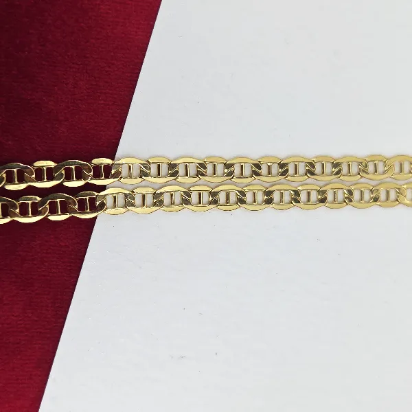 Italian 9ct Yellow Gold Anchor Chain - 18 Inches-9ct-gold-anchor-link-chain-18inches.webp
