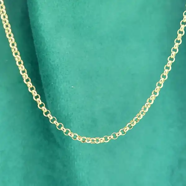 9ct Gold 20" Belcher Necklace-9ct-gold-baby-belcher-chain-necklace.webp
