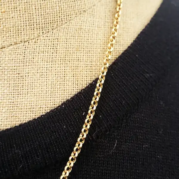 9ct Gold 20" Belcher Necklace-9ct-gold-baby-belcher-chain-necklace.webp