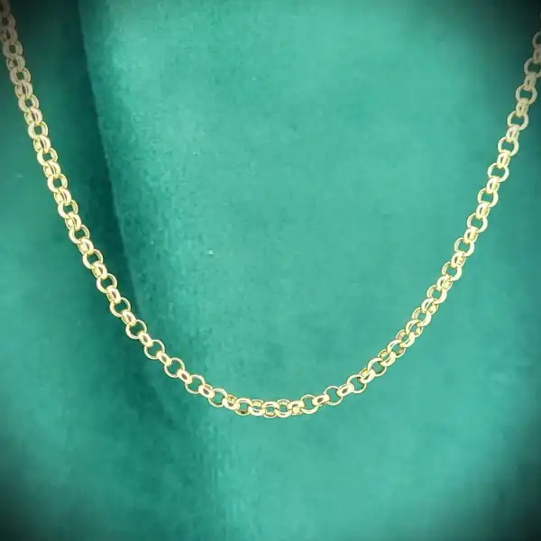 9ct Yellow Gold 20 Inch Belcher Link Necklace-9ct-gold-baby-belcher-chain-necklace.webp