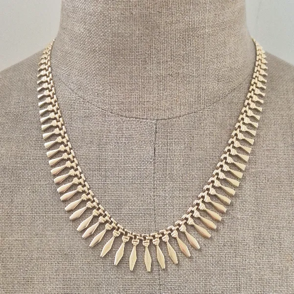 9ct Yellow Gold Cleopatra Necklace-9ct-gold-cleopatra-necklace-16.8grams.webp