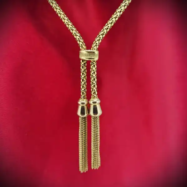  Thumbnail of 9ct Yellow Gold Tassel Necklace