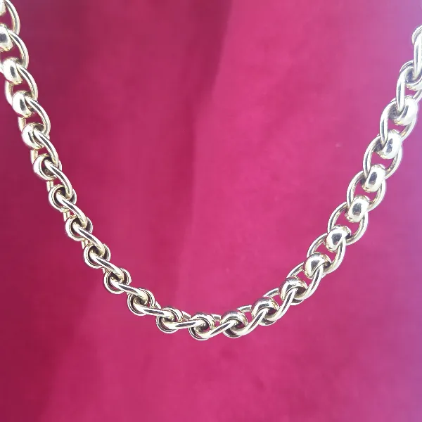 9ct Yellow Gold Rollerball Necklace-9ct-gold-rollerball-necklace-18inches.webp