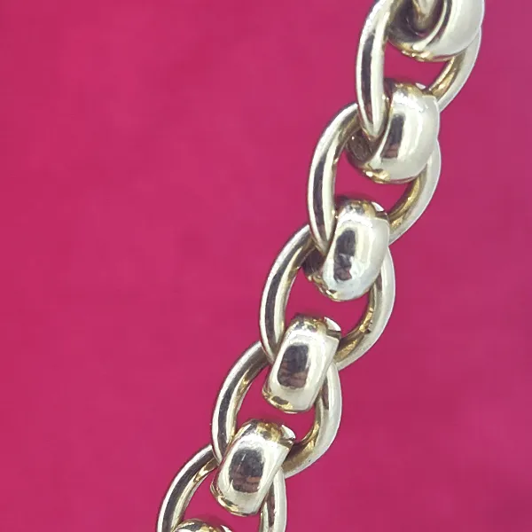 9ct Yellow Gold Rollerball Necklace-9ct-gold-rollerball-necklace-18inches.webp