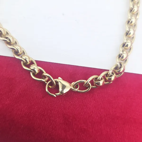 9ct Yellow Gold Rollerball Necklace-9ct-gold-rollerball-necklace-18inches.webp