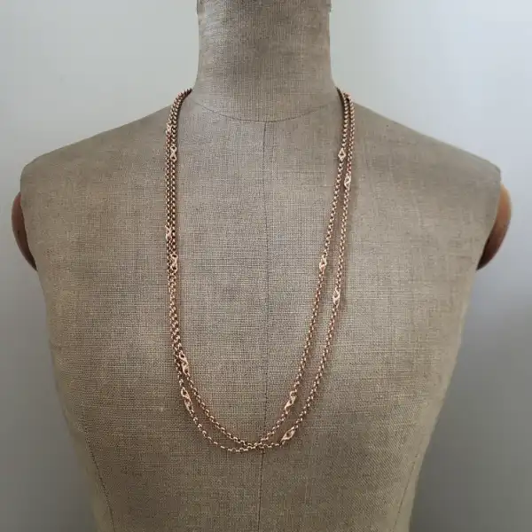 9ct Rose Gold Albertina Longuard Chain-9ct-rose-gold-albertina-longuard.webp