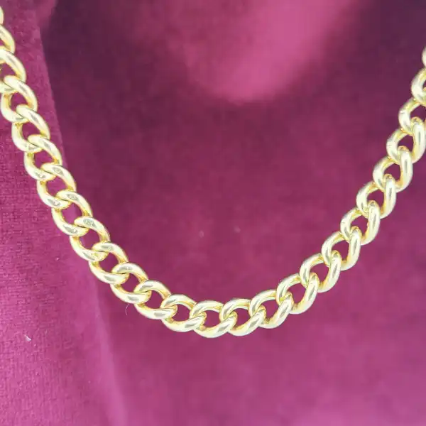 Antique Rose Gold Albert Chain-9ct-rose-gold-curb-albert-chain-with-swivel.webp