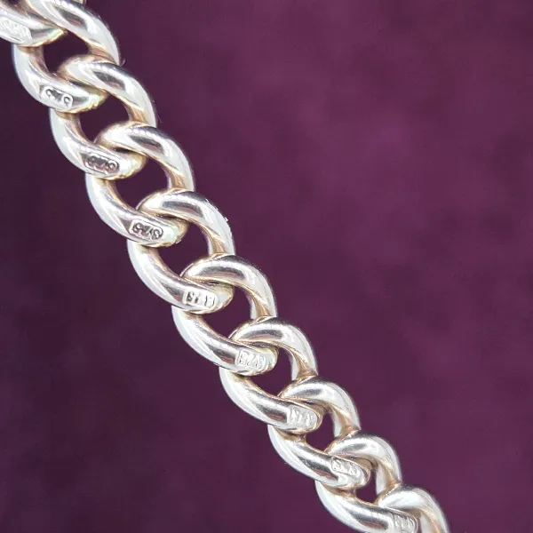 Antique Rose Gold Albert Chain with T-Bar - 20 Inches-9ct-rose-gold-curb-link-albert-48.5grams.webp