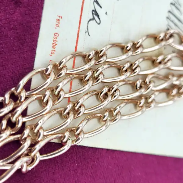 9ct Rose Gold Twisted Fancy Link Albert Chain-9ct-rose-gold-fanct-twisted-link-albert.webp