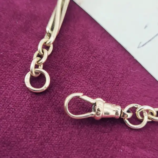 9ct Rose Gold Fetter Link Albert Chain-9ct-rose-gold-fetter-link-albert.webp